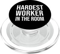 Be The Hardest Worker in The Room Award Workout Motivation PopSockets PopGrip para MagSafe