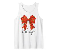 Be The Light Christian Christmas Bible Verse Bow Mathew 5:14 Camiseta sin Mangas