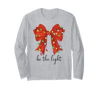 Be The Light Christian Christmas Bible Verse Bow Mathew 5:14 Manga Larga