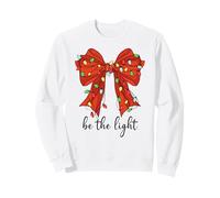 Be The Light Christian Christmas Bible Verse Bow Mathew 5:14 Sudadera