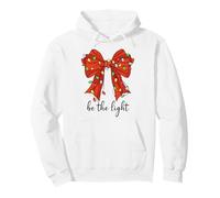 Be The Light Christian Christmas Bible Verse Bow Mathew 5:14 Sudadera con Capucha