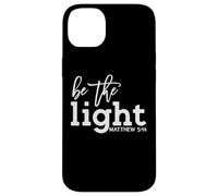 Be the Light Christian Tee diciendo Mateo 5:14 Cita de la Biblia Carcasa para iPhone 14 Plus
