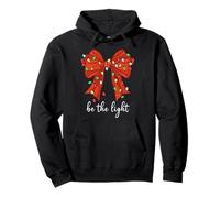 Be The Light Christmas Christian Bow Bible Verse Mathew 5:14 Sudadera con Capucha