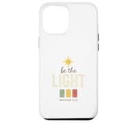 Be The Light, Matthew 5:14 Retro Star Christian Carcasa para iPhone 12 Pro MAX