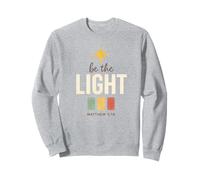Be The Light, Matthew 5:14 Retro Star Christian Sudadera
