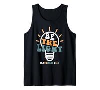 Be The Light Shirt Inspirational Religious Graphic Tees Camiseta sin Mangas