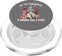 Be The Lighthouse Saying For Christian Mom and GNOME Lover PopSockets PopGrip para MagSafe