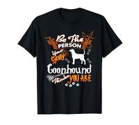Be The Person Your Scary Coonhound Dog Halloween Costume Camiseta gráfica económica