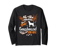 Be The Person Your Scary Coonhound Dog Halloween Costume Manga Larga