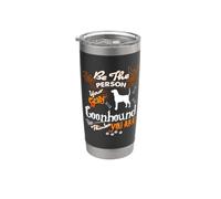 Be The Person Your Scary Coonhound Dog Halloween Costume Vaso térmico de acero inoxidable de doble pared