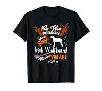 Be The Person Your Scary Irish Wolfhound Dog Halloween Camiseta