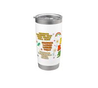 Be The Reason Positivity Kindness Citas Groovy Mindfulness Vaso térmico de acero inoxidable de doble pared