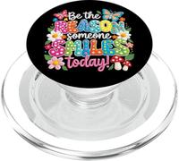Be The Reason Someone Smiles Today - Arte Colorido con Cita Retro PopSockets PopGrip para MagSafe