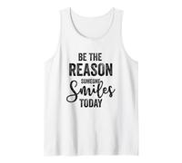 Be The Reason Someone Smiles Today Positive Inspirational Camiseta sin Mangas