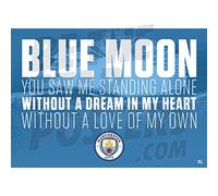 Be The Star Posters Manchester City FC Chant Poster A2 - Producto oficial