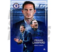 Be The Star Posters Póster de acción del Chelsea FC 2019/20 de Frank Lampard - Producto Oficial - Disponible en tamaños A3 y A2 (A2)