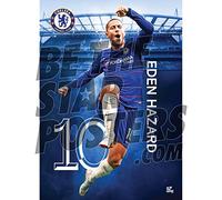 Be The Star Posters Póster de fútbol del Chelsea FC 2019/20 Eden Hazard A3, impresión y arte para pared, producto oficial - disponible en tamaños A3 y A2 (A3)