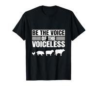 Be the voice of the voiceless Animales Vegano Regalo Vegano Camiseta