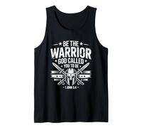 Be The Warrior God Called You To Be Bible Versículo Camiseta sin Mangas