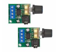 BE-TOOL 2 módulos amplificadores de audio LM386, para altavoces Bluetooth | 10 W, para altavoces Bluetooth y altavoces multimedia estándar para el hogar, baja distorsión, conectividad AUX, CC 3-12 V