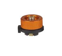 BE-TOOL Adaptador de gas para camping, recarga de recipiente, botella dividida de metal, portón trasero, calefacción naranja (paquete de 1)