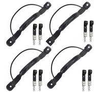 BE-TOOL Asas de transporte para kayak, 2 asas de transporte marinas de repuesto para canoa, barco, asas de montaje lateral para kayak, canoa, equipaje de maleta, barco inflable