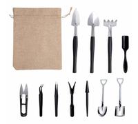 BE-TOOL Juego de 12 herramientas para suculentas, conveniente para trasplante de suculentas | Metal, cactus en miniatura para cuidado de plantas de jardín, trasplante y operación de pala, multiuso