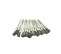 BE-TOOL Juego de cepillos de alambre, cepillo de alambre de acero y ruedas de pulido para herramienta rotativa (15 cepillos de alambre de lápiz)