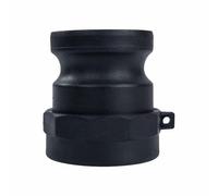 BE-TOOL Tipo A macho de plástico Camlock Acoplamiento Adaptador de tanque Conector de tanque de agua para agricultura, industrial (2 pulgadas)