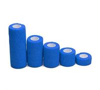 BE-TOOL - Vendajes autoadherentes y vendajes cohesivos autoadhesivos, suministros médicos de protección de primeros auxilios, paquete de 3 rollos (5 cm x 4,5 m), color azul