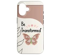 Be Transformed Butterfly Christian Bible Verse Romans 12:2 Carcasa para iPhone 16