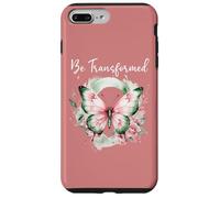 Be Transformed Butterfly Christian Bible Verse Romans 12:2 Carcasa para iPhone 7 Plus/8 Plus