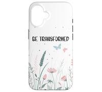 Be Transformed Butterfly Christian Romans 12:2 Bible Verse Carcasa para iPhone 16