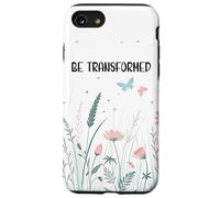 Be Transformed Butterfly Christian Romans 12:2 Bible Verse Carcasa para iPhone SE (2020) / 7/8