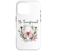 Be Transformed Romans 12:2 Butterfly Christian Bible Verse Carcasa para iPhone 16 Pro