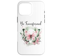 Be Transformed Romans 12:2 Butterfly Christian Bible Verse Carcasa para iPhone 16 Pro MAX