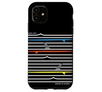 Be Ware of Sharks, Surf Spot, Cool Beach Sharks Design Carcasa para iPhone 11