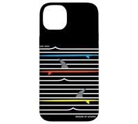 Be Ware of Sharks, Surf Spot, Cool Beach Sharks Design Carcasa para iPhone 14 Plus