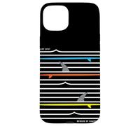 Be Ware of Sharks, Surf Spot, Cool Beach Sharks Design Carcasa para iPhone 15 Plus