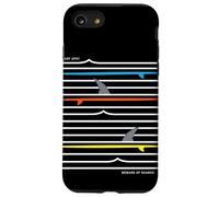 Be Ware of Sharks, Surf Spot, Cool Beach Sharks Design Carcasa para iPhone SE (2020) / 7/8