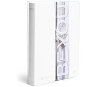 BE YOU - Extra White, Agenda escolar 2025-2026, formato Easy 12 meses 12,5 x 16,5 cm, septiembre 2025 - agosto 2026, agenda escolar con pegatinas y páginas para boceto, con cubierta transparente