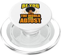 Be You Love Motivación Black Girl Power Women Melanin Magic PopSockets PopGrip para MagSafe