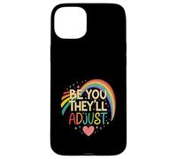Be You They 'll Adjust Inspiration Colorido Rainbow Carcasa para iPhone 15 Plus
