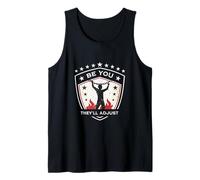 Be You They will Adjust Flame and Stars Empowerment Art Camiseta sin Mangas