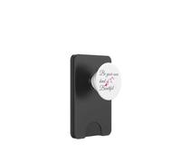 Be Your Own Kind of Beautiful Sign Hot Pink Heart Butterfly PopSockets PopWallet para MagSafe