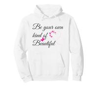 Be Your Own Kind of Beautiful Sign Hot Pink Heart Butterfly Sudadera con Capucha