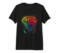 Be Your Own-Super Hero - Cita Motivacional Colorida para mamá Camiseta Premium