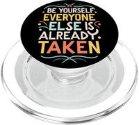 Be Yourself Everyone Else is Already Taken Oscar Wilde Cita PopSockets PopGrip para MagSafe