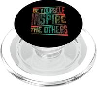 Be Yourself Inspire The Others Cita de tipografía Motivacional PopSockets PopGrip para MagSafe