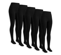 Bea Medias de Invierno para Mujer 80 DEN, Pack de 5 - Pantys de Mujer Opacos, Suaves, Cálidos, Elásticos y de Cintura Alta